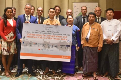 Launch PIB Urban Water Logistics Yangon Myanmar MNP